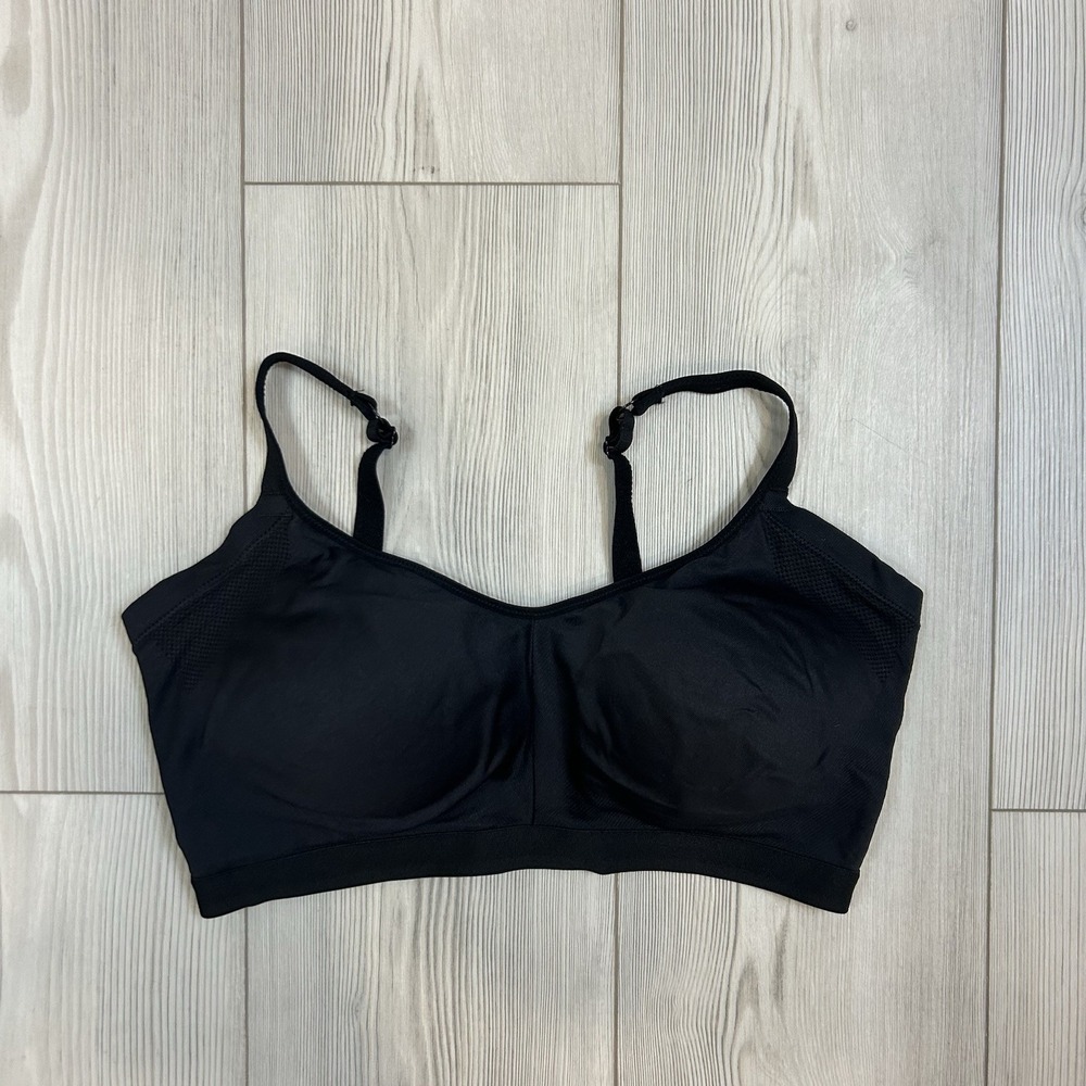 Warner's XL Black Easy Does It Underarm Smoothing With Comfort‎ Rm3911a Bra